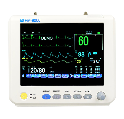 7 Zoll Multiparameter-Patientenmonitor mit NIBP Spo2 für klinische Notfälle